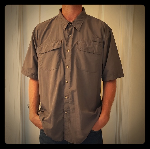 wrangler short sleeve button up shirts